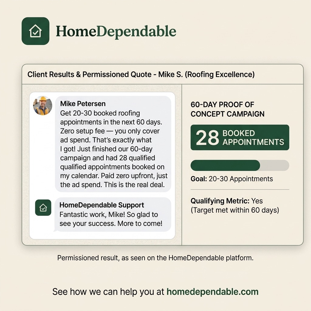 Sample testimonial creative (placeholder)